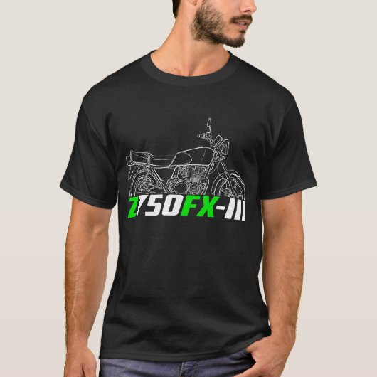 Kawasaki Z750FX-III 1981 T-Shirt (Vorderseite)
