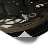 Kawasaki zx10r poster (Ecke)