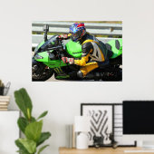 Kawasaki zx10r poster (Heimbüro)