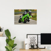 KAWASAKI ZX6R POSTER (Heimbüro)