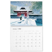 Kawase Hasui Landschaft 2 groß Kalender (Jan 2026)