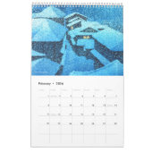 Kawase Hasui Landschaft 2 Medium Kalender (Feb 2026)