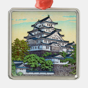 Kawase Hasui Pacific Transport Lines Himeji-Burg Silbernes Ornament