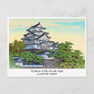 Kawase Hasui Pacific Transport Lines Himeji Castle Postkarte