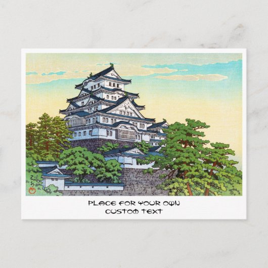 Kawase Hasui Pacific Transport Lines Himeji Castle Postkarte (Vorderseite)