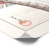 Kawase Hasui Zojo Shrine in Shiba Japanische Kunst Poster (Ecke)