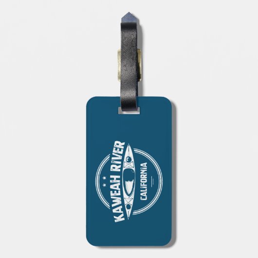 Kaweah River California Kayaking Gepäckanhänger (Rückseite vertikal)