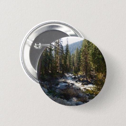 Kaweah River im Sequoia-Nationalpark Button (Vorne & Hinten)