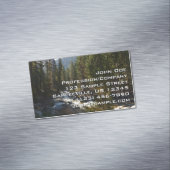Kaweah River im Sequoia-Nationalpark Magnetische Visitenkarte (Beispiel)