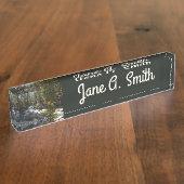 Kaweah River im Sequoia-Nationalpark Namensplakette (Seite)