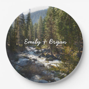 Kaweah River im Sequoia-Nationalpark Pappteller