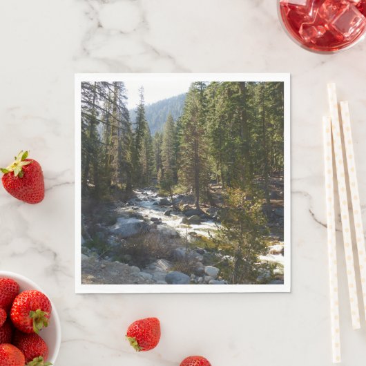 Kaweah River im Sequoia-Nationalpark Serviette (Beispiel)