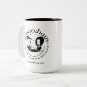 Kawfeehaus Zweifarbige Tasse (Vorderseite Links)