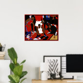Kawhi Leonard Game Gewinner-Feier Poster (Heimbüro)