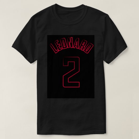 Kawhi Leonard Nr. 2 T-Shirt (Design vorne)