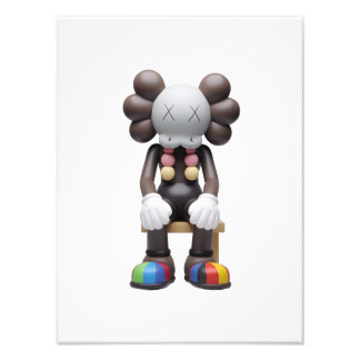Kaws auf Erholung Foto Print - Hochwertiger Druck