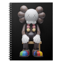 KAWS auf Erholung gedrucktes Notebook - Einzigarti Notizblock