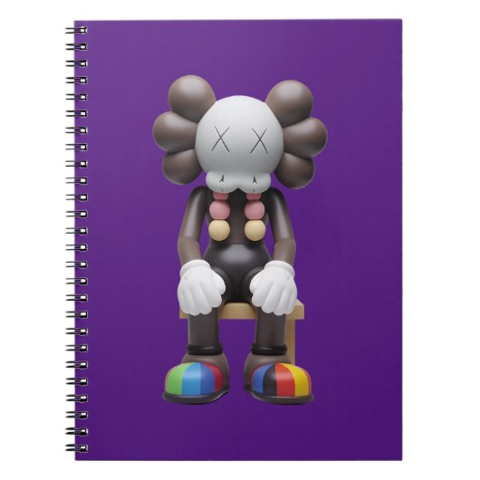 KAWS bei Erholung Notebook - Einzigartiger Frontab Notizblock (Vorderseite)