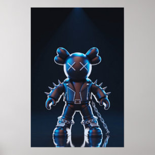 Kaws Companion: Graffiti Splash Poster