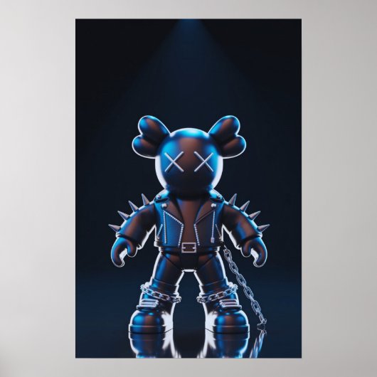 Kaws Companion: Graffiti Splash Poster (Vorne)