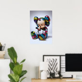Kaws Companion: Graffiti Splash Poster (Heimbüro)
