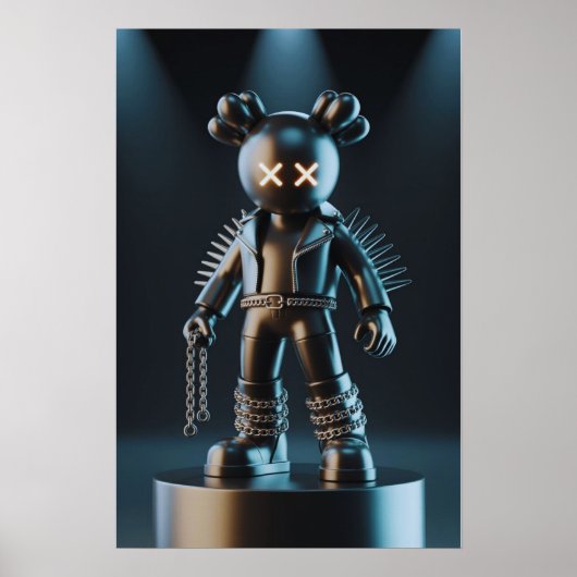 Kaws Companion: Graffiti Splash Poster (Vorne)