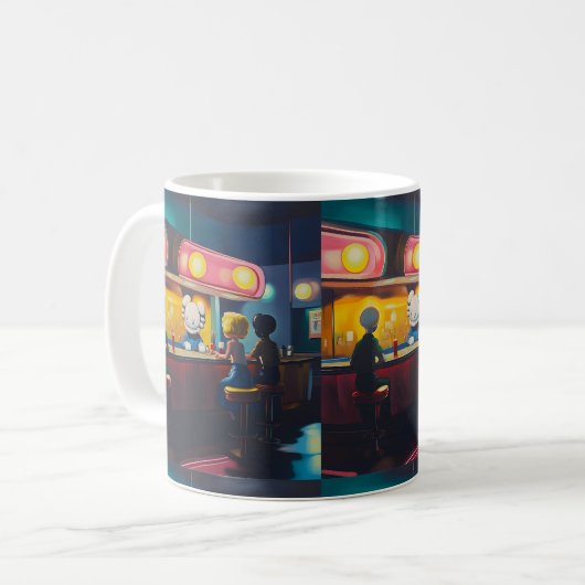 kaws dinieren kaffeetasse (Vorderseite Links)