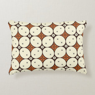Kawung Motif, Javanese Batik Nahtloses Muster, Sim Dekokissen