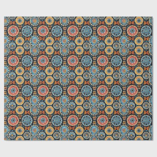 Kawung Motif: Javanesisches Batik-Kunstmeisterwerk Geschenkpapier (Flach)