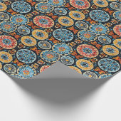 Kawung Motif: Javanesisches Batik-Kunstmeisterwerk Geschenkpapier (Ecke)