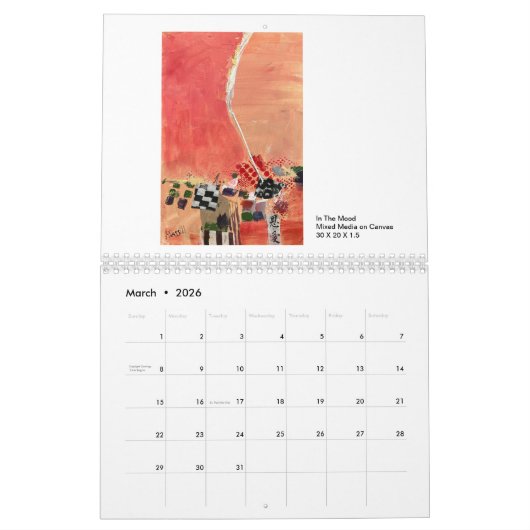 Kay Cassill 2023 Art Calendar Kalender (Mär 2026)