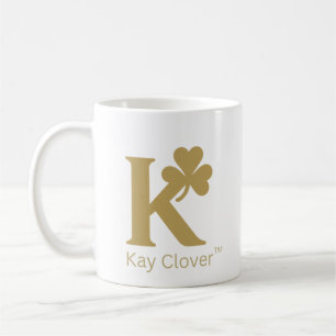 Kay Clover™ Signature-Tasse - Gold Monogram Kaffeetasse