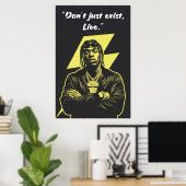 Kay Flock Poster – Don’t Just Exist Live (Heimbüro)