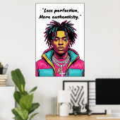 Kay Flock Poster – Less Perfection (Heimbüro)