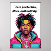 Kay Flock Poster – Less Perfection (Vorne)