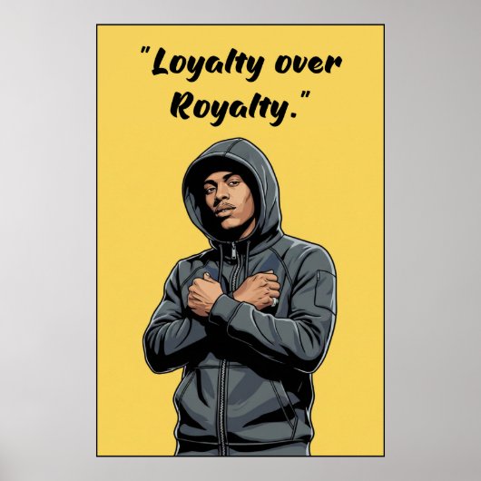 Kay Flock Poster – Loyalty Over Royalty (Vorne)