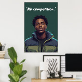 Kay Flock Poster – No Competition (Heimbüro)