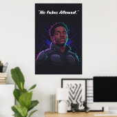 Kay Flock Poster – No Fakes Allowed (Heimbüro)