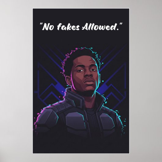 Kay Flock Poster – No Fakes Allowed (Vorne)