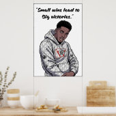 Kay Flock Poster – Small Wins Lead to Big Victorie (Küche)