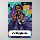 Kay Flock Poster – Unstoppable (Vorne)