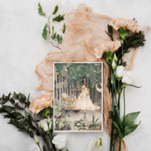 Kay Nielsen Das Bild vom Fairy Lake Dankeskarte