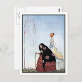 Kay Nielsen - in Pulver und Crinoline Postkarte (Vorne/Hinten)