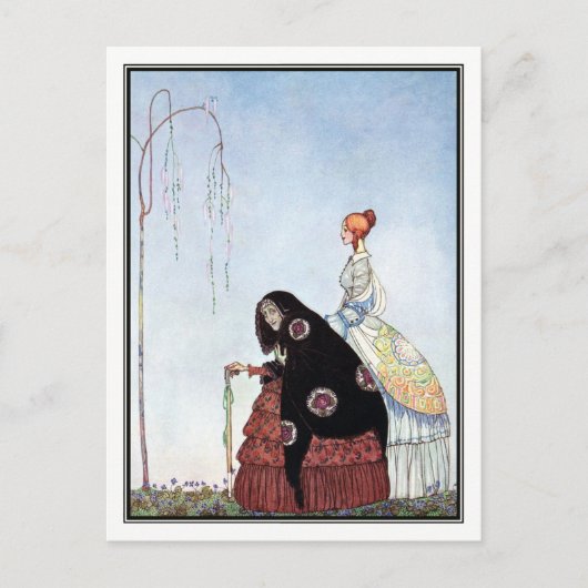 Kay Nielsen - in Pulver und Crinoline Postkarte (Vorderseite)
