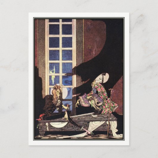 Kay Nielsen - in Pulver und Crinoline Postkarte (Vorderseite)