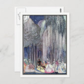 Kay Nielsen - in Pulver und Crinoline Postkarte (Vorne/Hinten)