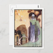 Kay Nielsen - in Pulver und Crinoline Postkarte (Vorne/Hinten)