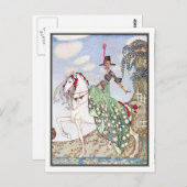 Kay Nielsen - in Pulver und Crinoline Postkarte (Vorne/Hinten)