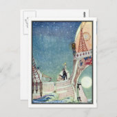 Kay Nielsen - in Pulver und Crinoline Postkarte (Vorne/Hinten)