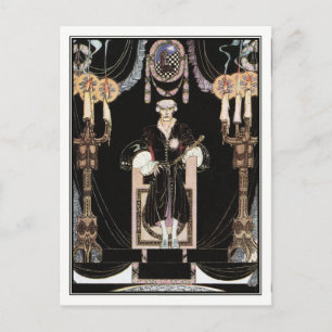 Kay Nielsen - in Pulver und Crinoline Postkarte